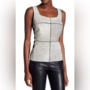 Bailey 44 Textured Women’s Black & White Tank Size Medium